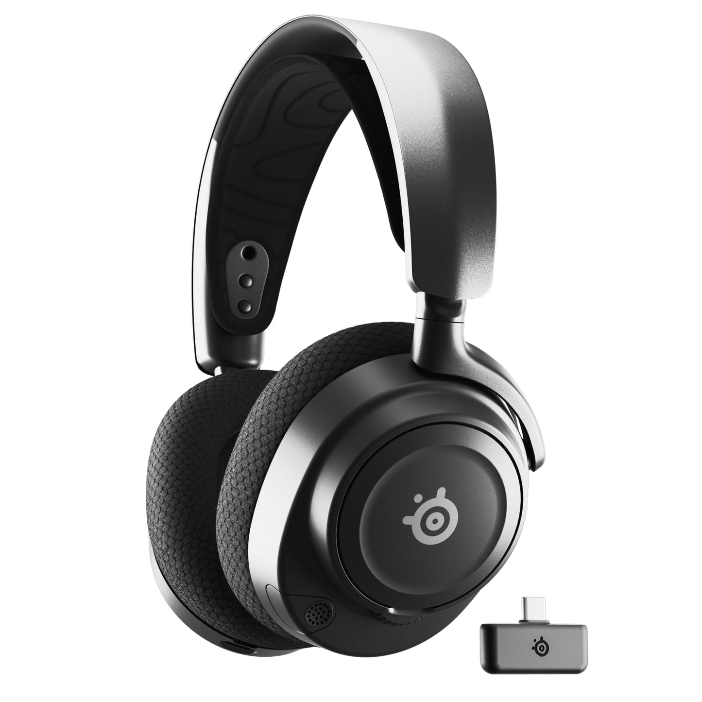 SteelSeries Arctis Nova 7 Wireless - Auriculares Gaming multiplataforma - Dragon Edition - 2 Sets de Placas Inalámbrico Dual 2,4 GHz y Bluetooth - 38h por Carga rápida - PC, PS, Mac, móvil, Switch