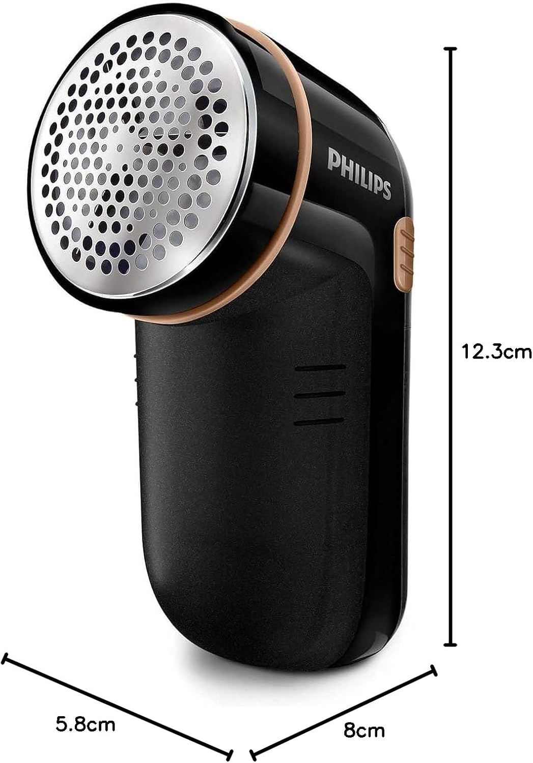 Philips GC026/80 Quitapelusas, Negro Y Dorado