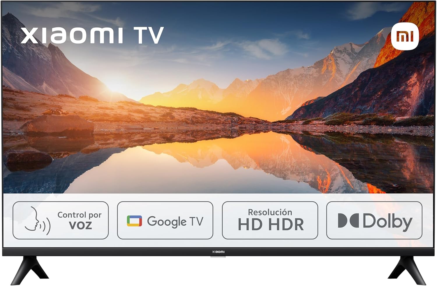 Xiaomi TV A 2025 32" - Smart TV HD HDR, Google TV, Control por Voz, Dolby, Negro