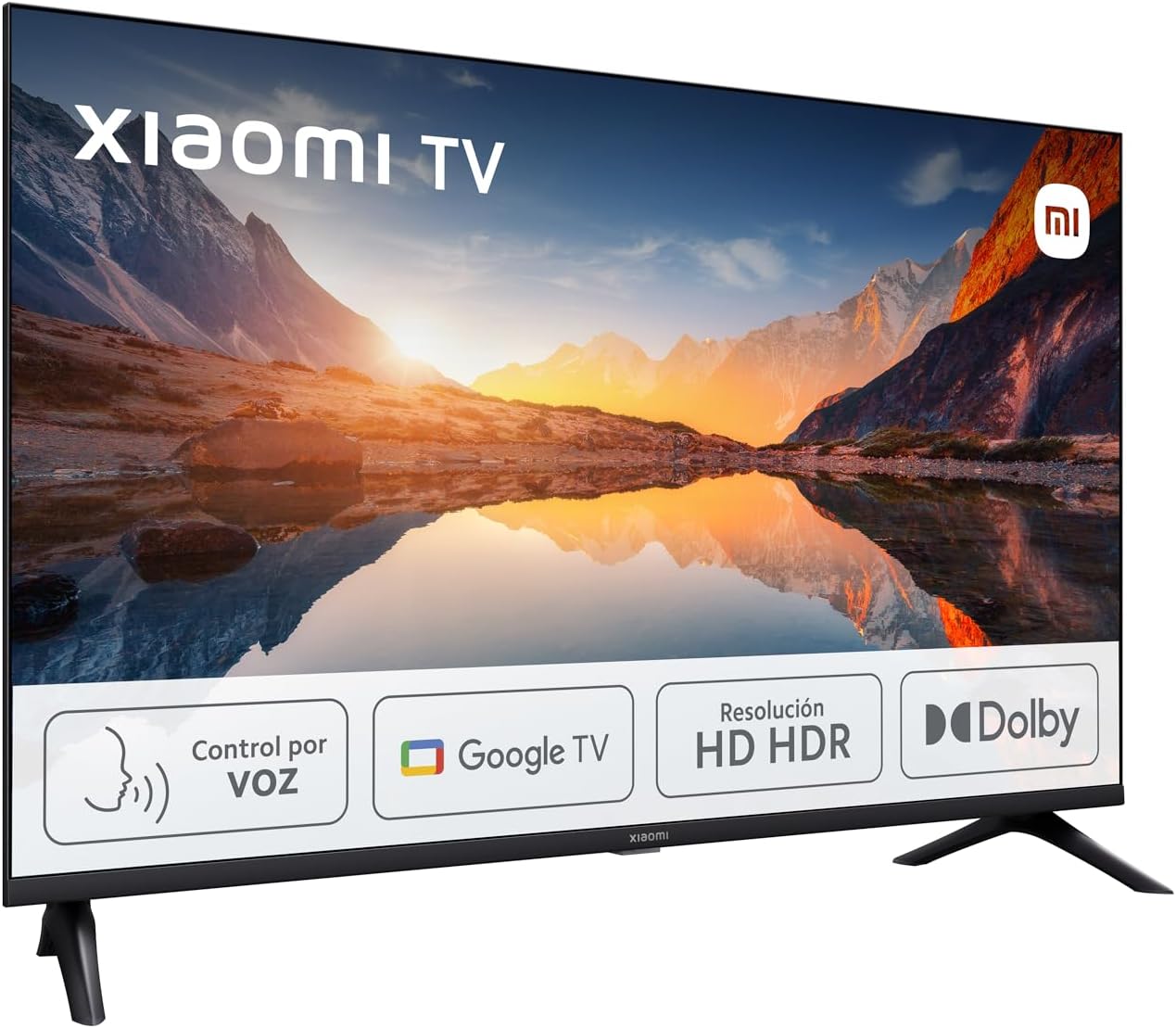 Xiaomi TV A 2025 32" - Smart TV HD HDR, Google TV, Control por Voz, Dolby, Negro