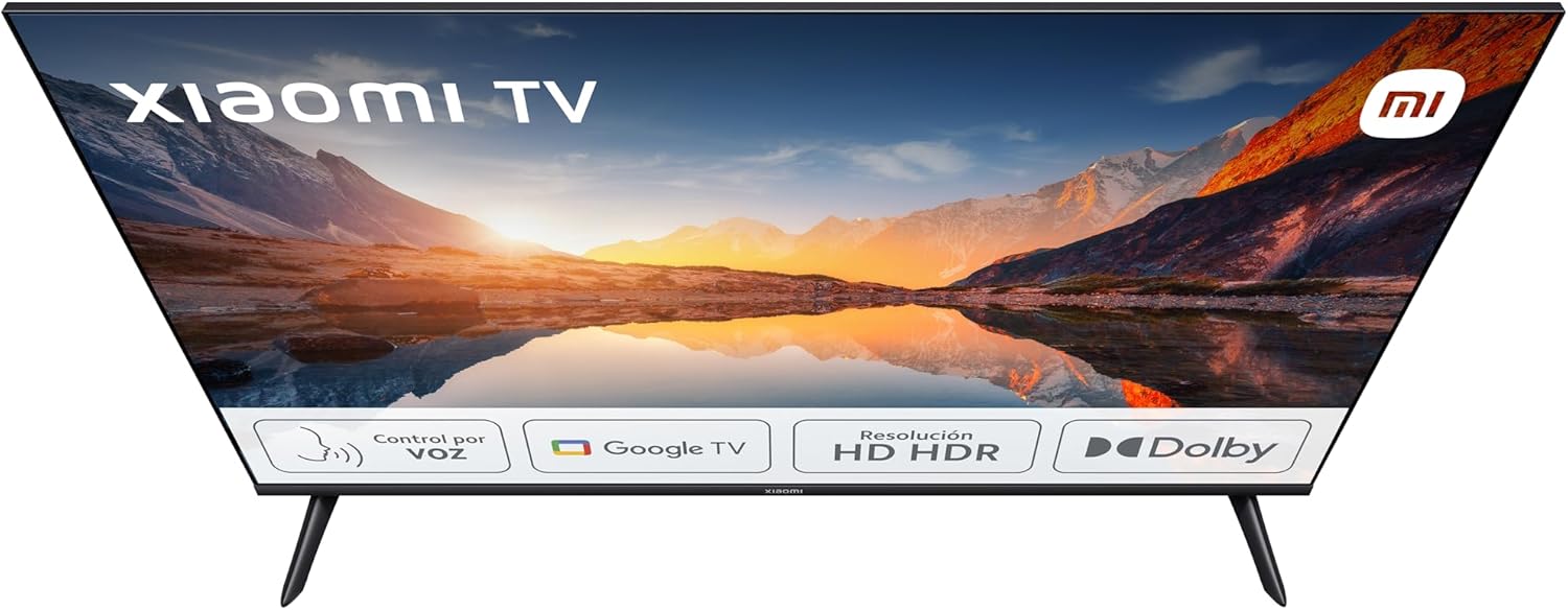 Xiaomi TV A 2025 32" - Smart TV HD HDR, Google TV, Control por Voz, Dolby, Negro