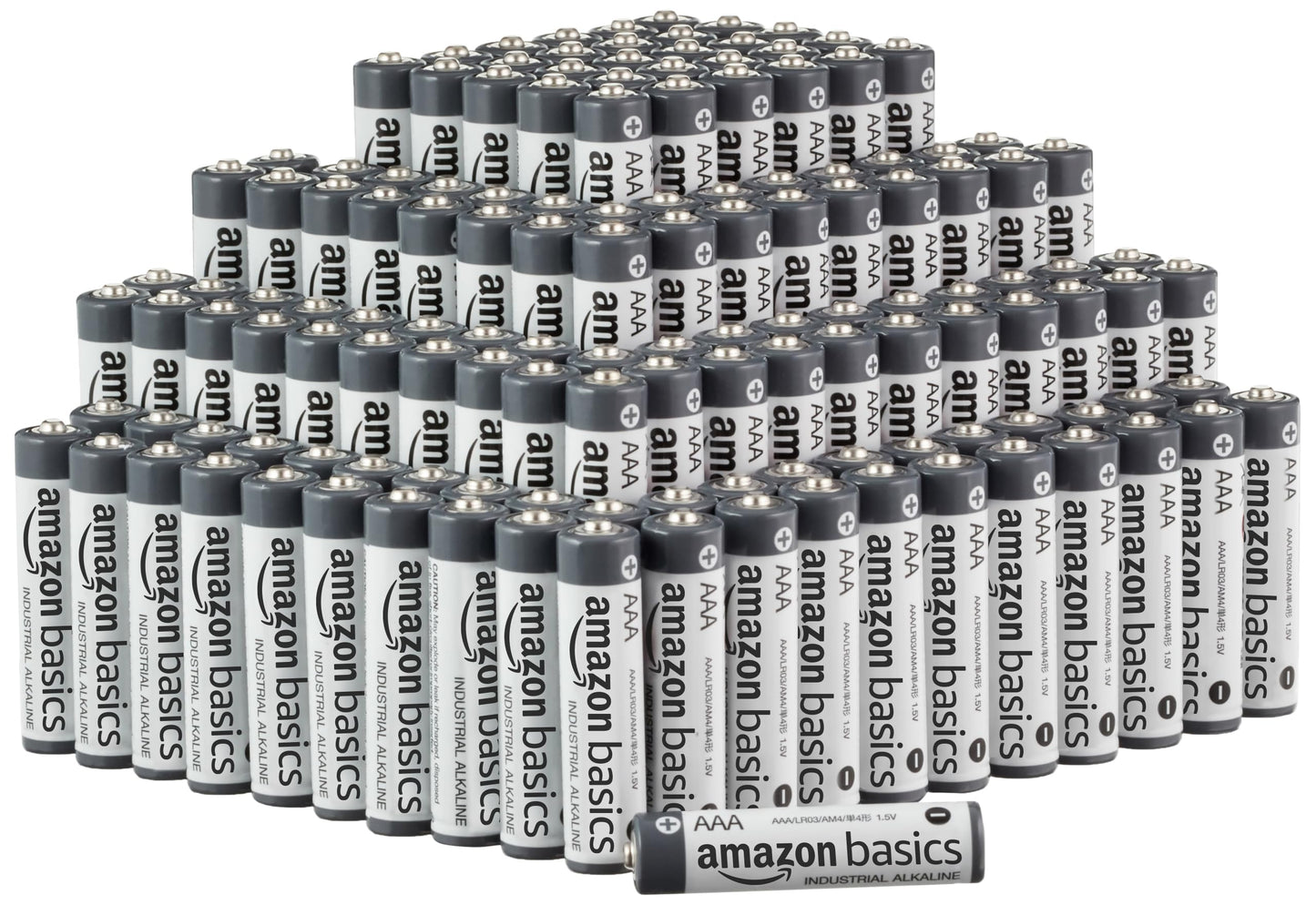 Amazon Basics - Pilas alcalinas AA de uso industrial (40 unidades)